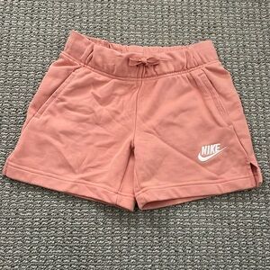 Peach NIKE Girls Shorts